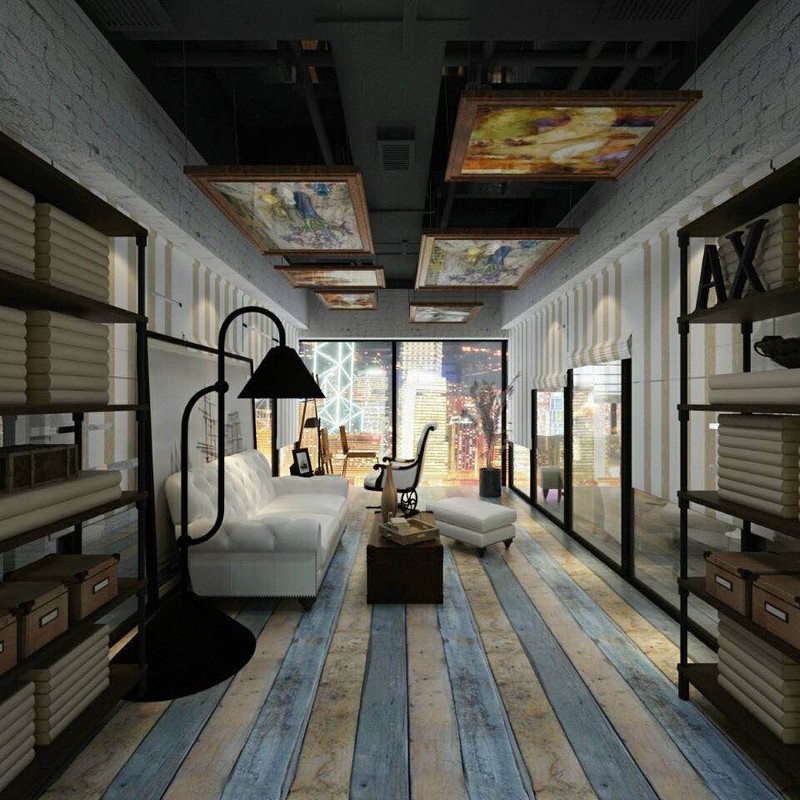 高级美发厅装修设计